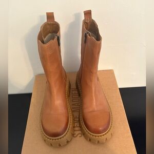 Steve Madden Women's Tan Leather Boots